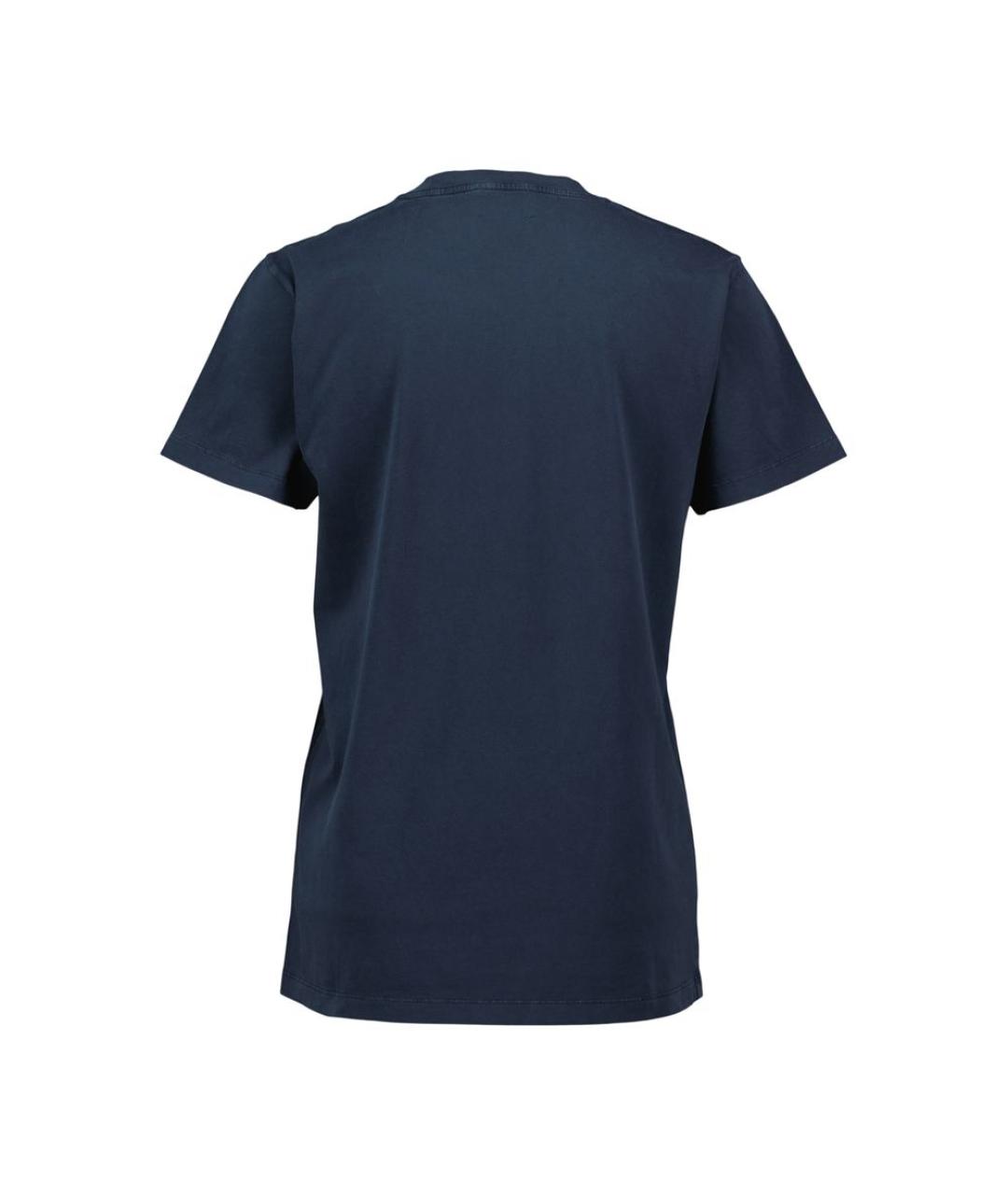 ISABEL MARANT Синяя хлопковая футболка, фото 2