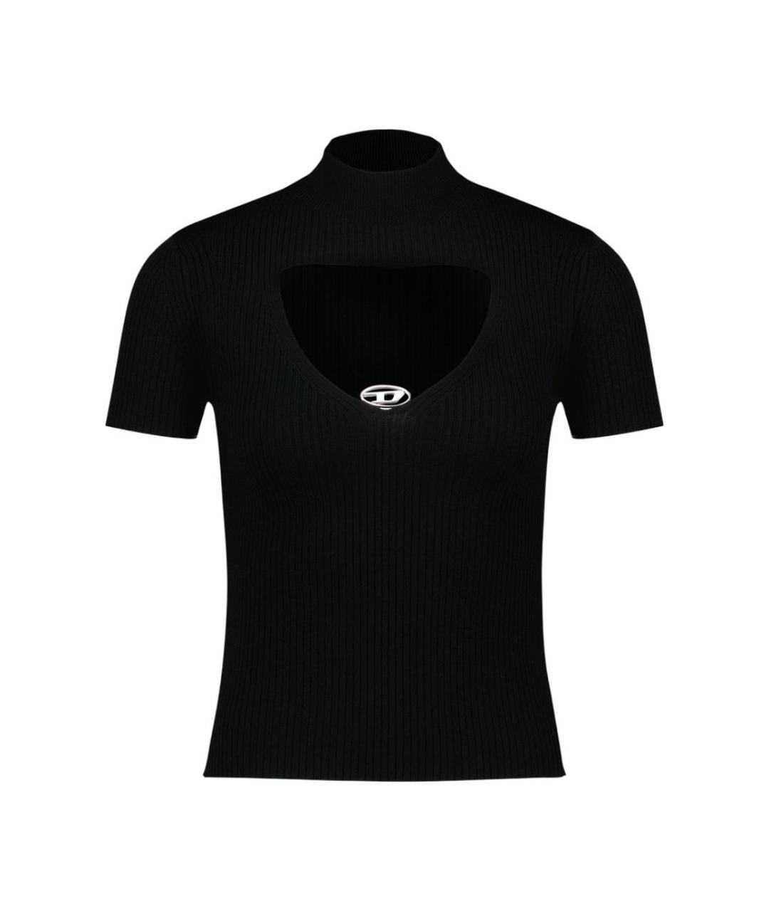 DIESEL Черный шерстяной джемпер / свитер, фото 1