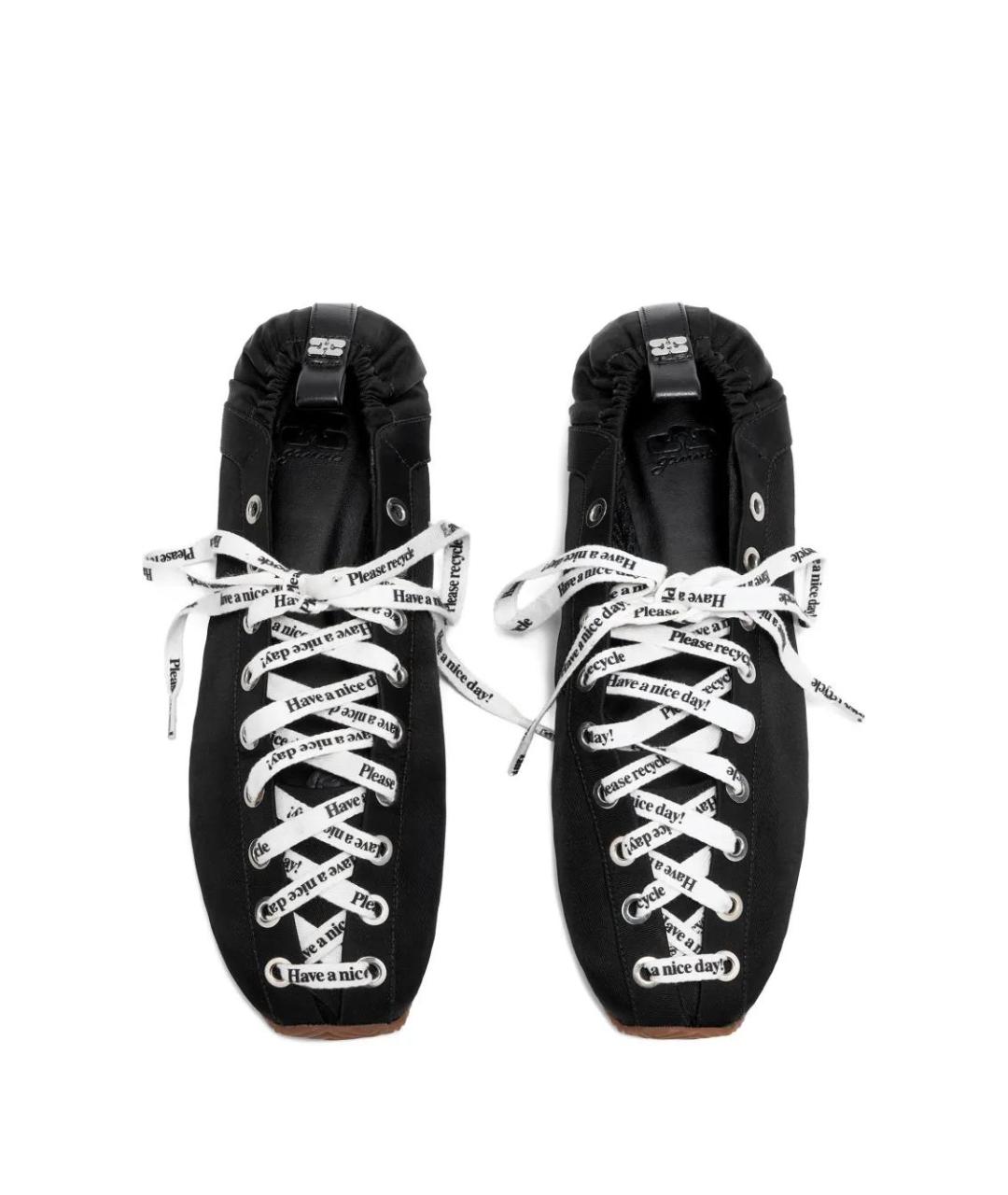 GANNI Черные балетки, фото 3