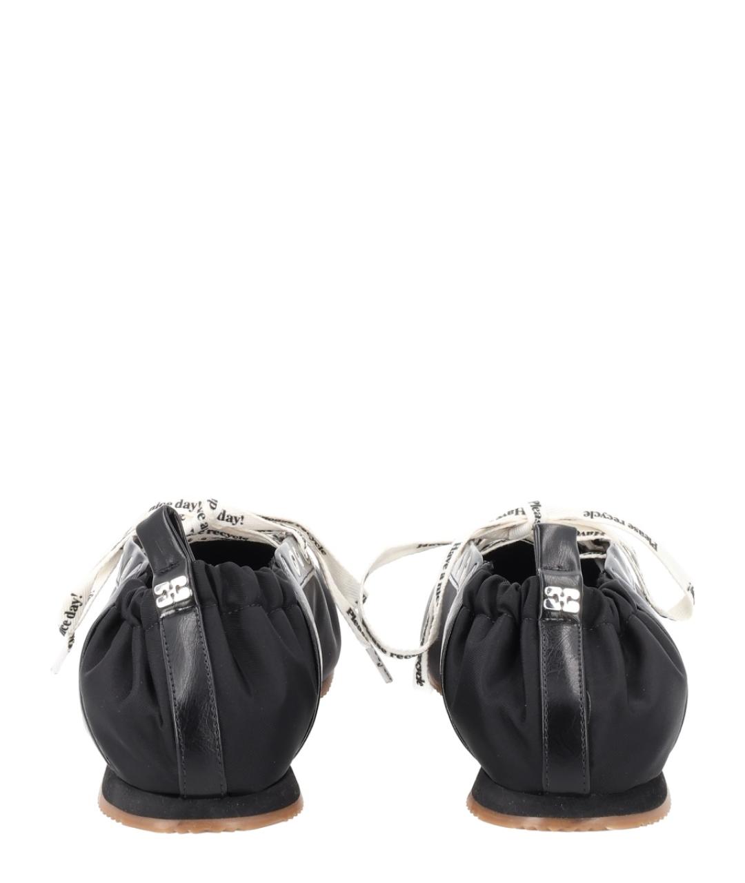 GANNI Черные балетки, фото 4