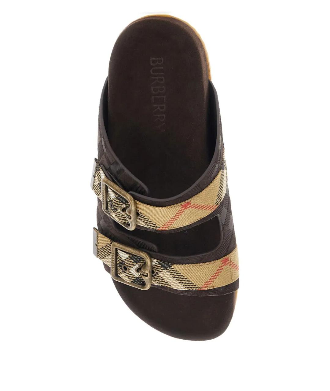 BURBERRY Мульти кожаные сандалии, фото 2