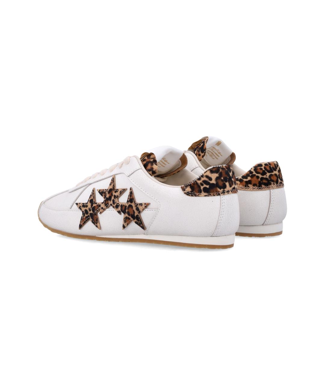 AMIRI Белые кожаные кроссовки, фото 4