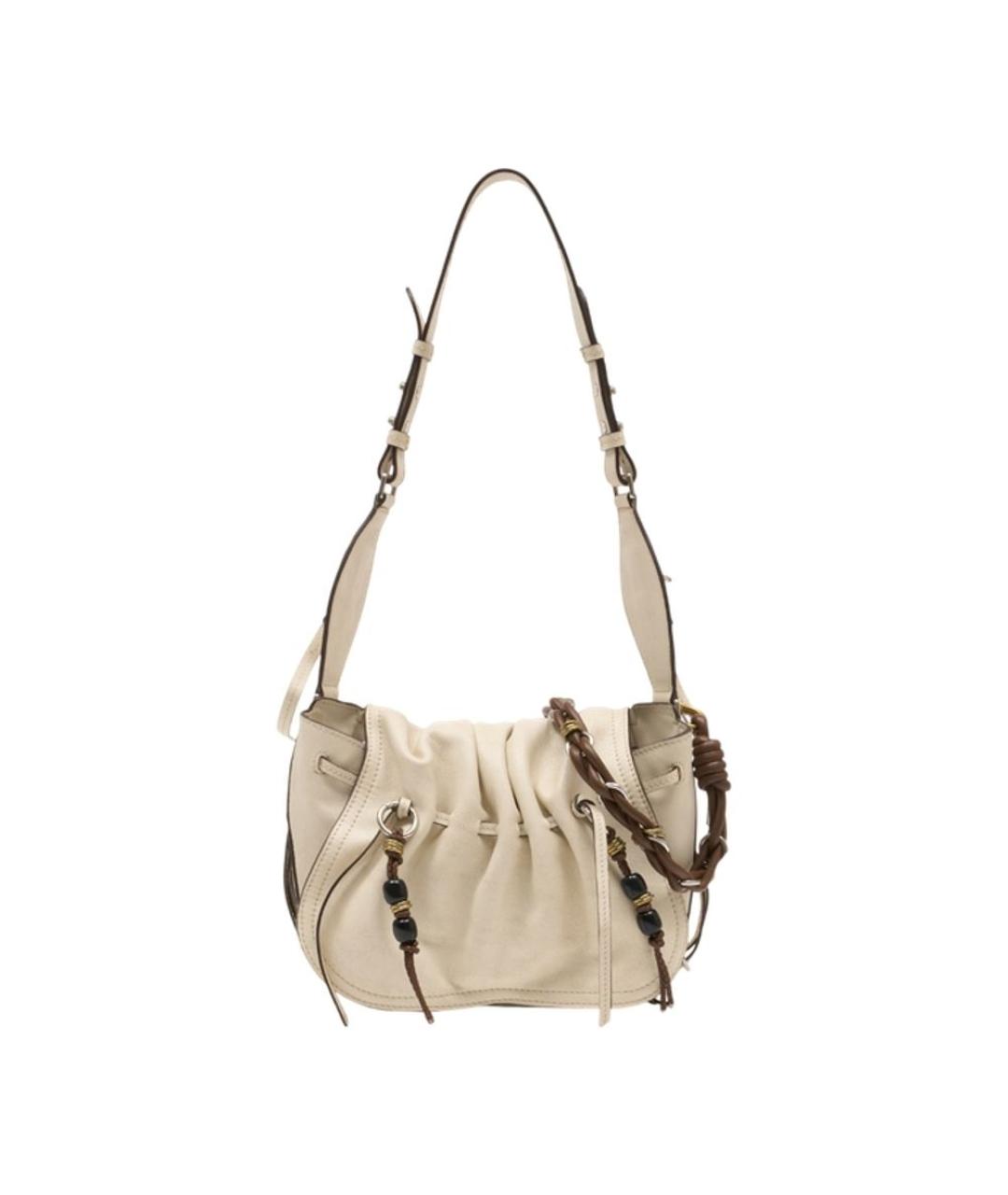 ISABEL MARANT Белая кожаная сумка через плечо, фото 1