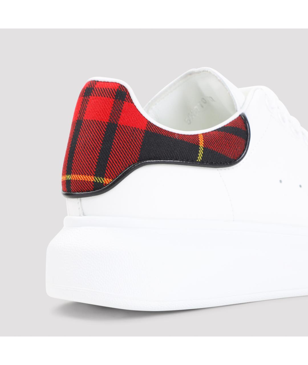 ALEXANDER MCQUEEN Белые кожаные кроссовки, фото 5