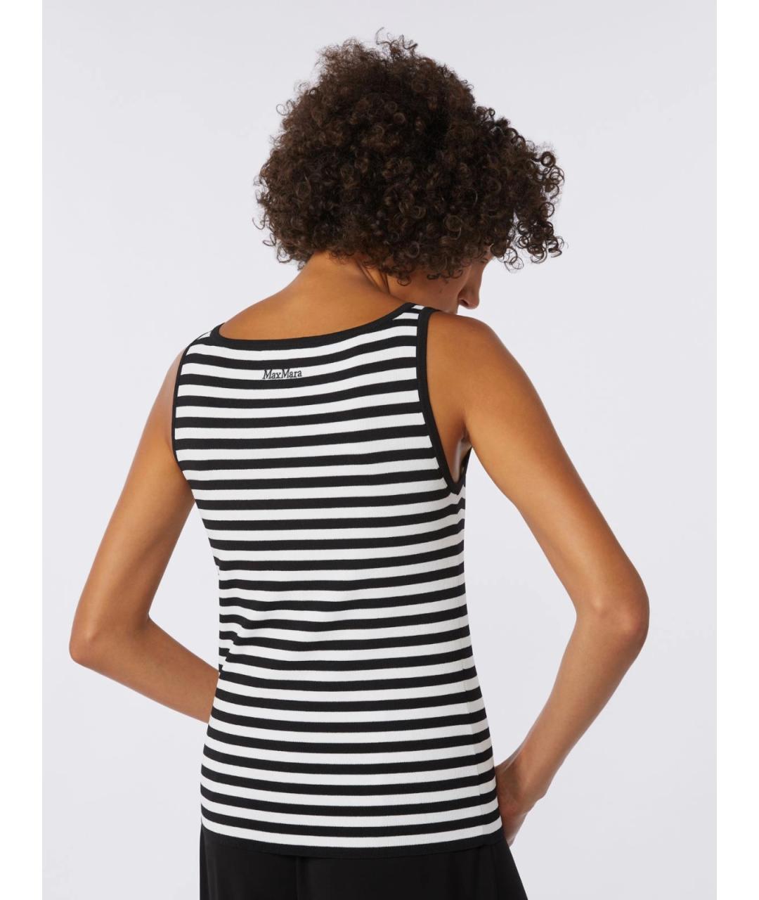 MAX MARA Черная майка, фото 4