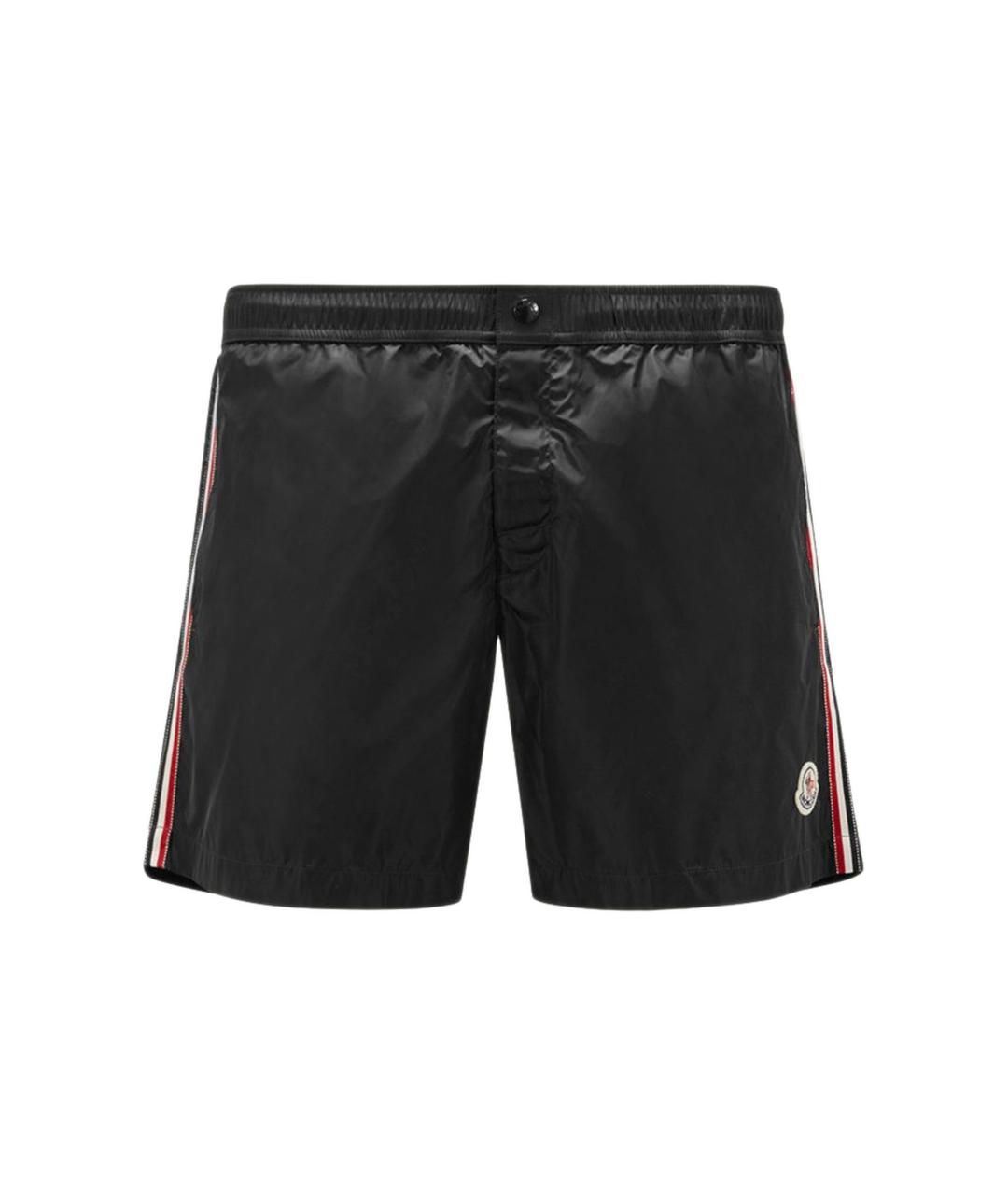 MONCLER Черные полиамидовые плавки, фото 1