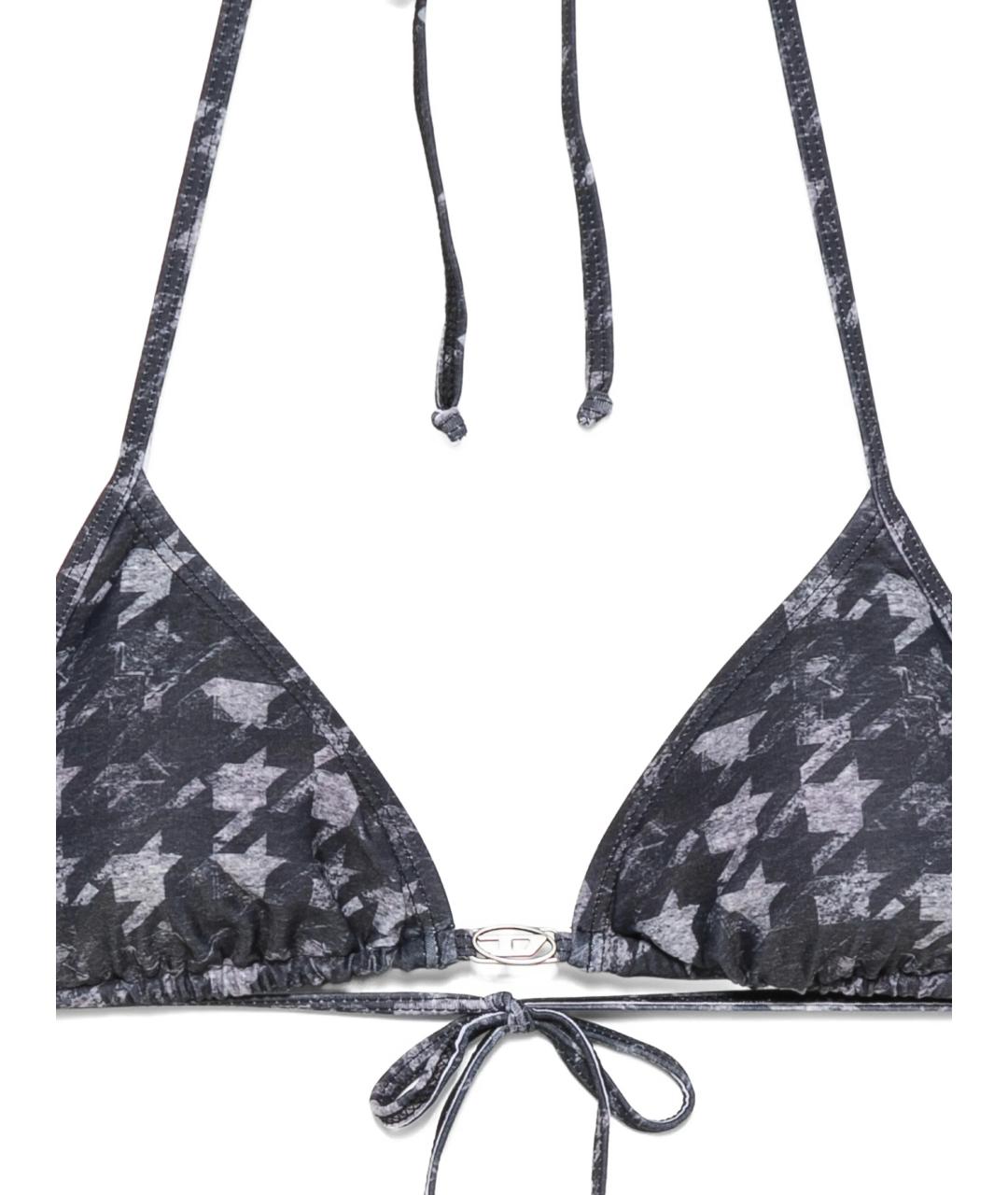 DIESEL Черный полиэстеровый купальник, фото 3