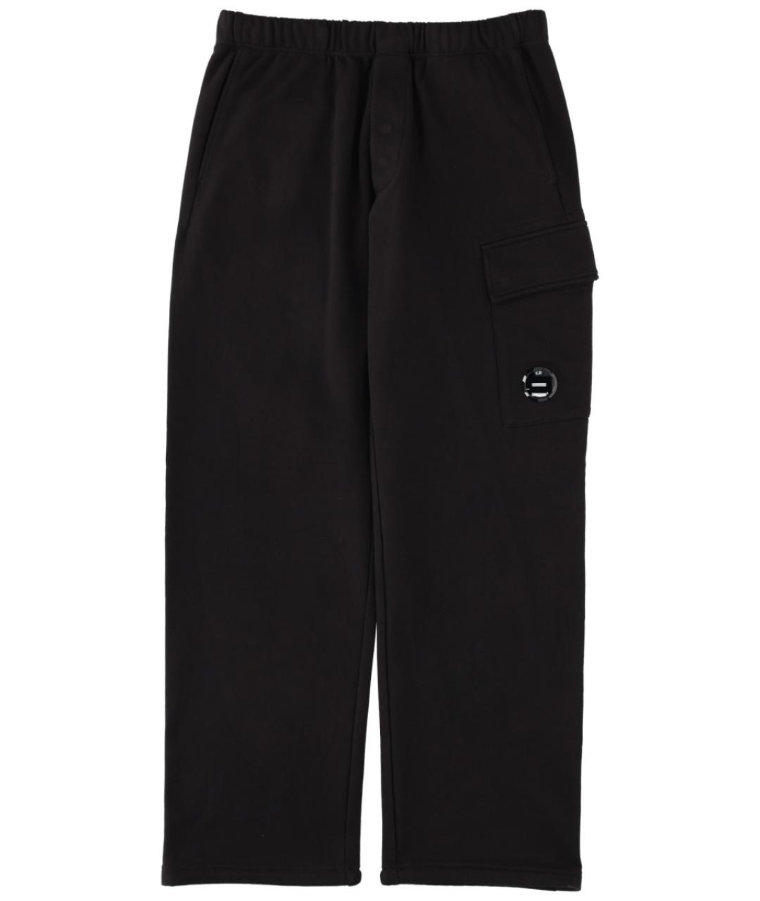 CP COMPANY Черные хлопковые повседневные брюки, фото 1