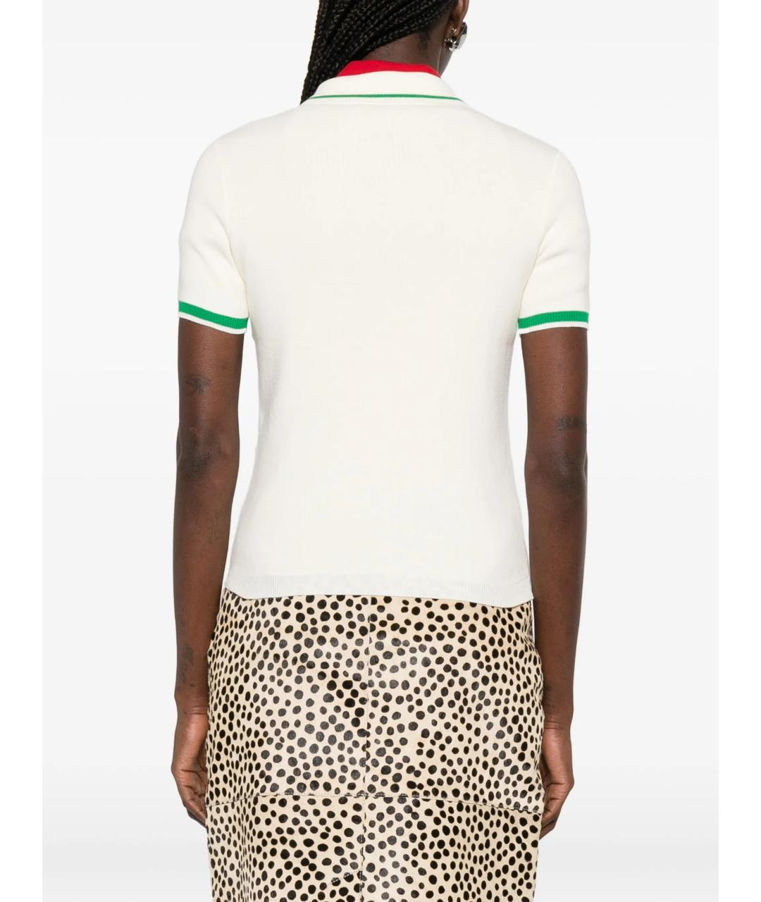 VALENTINO Белая хлопковая футболка, фото 4