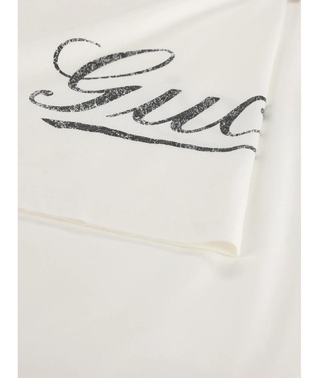 GUCCI Белая хлопковая футболка, фото 4