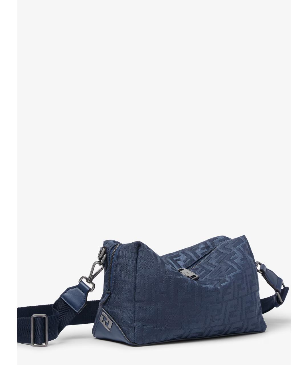 FENDI Синяя сумка на плечо, фото 4