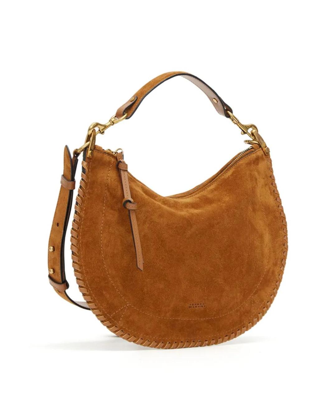 ISABEL MARANT Коричневая кожаная сумка через плечо, фото 3