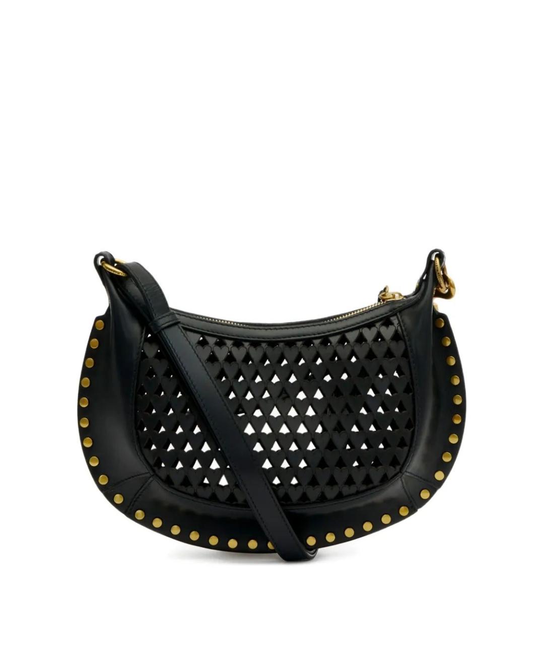 ISABEL MARANT Черная кожаная сумка через плечо, фото 3