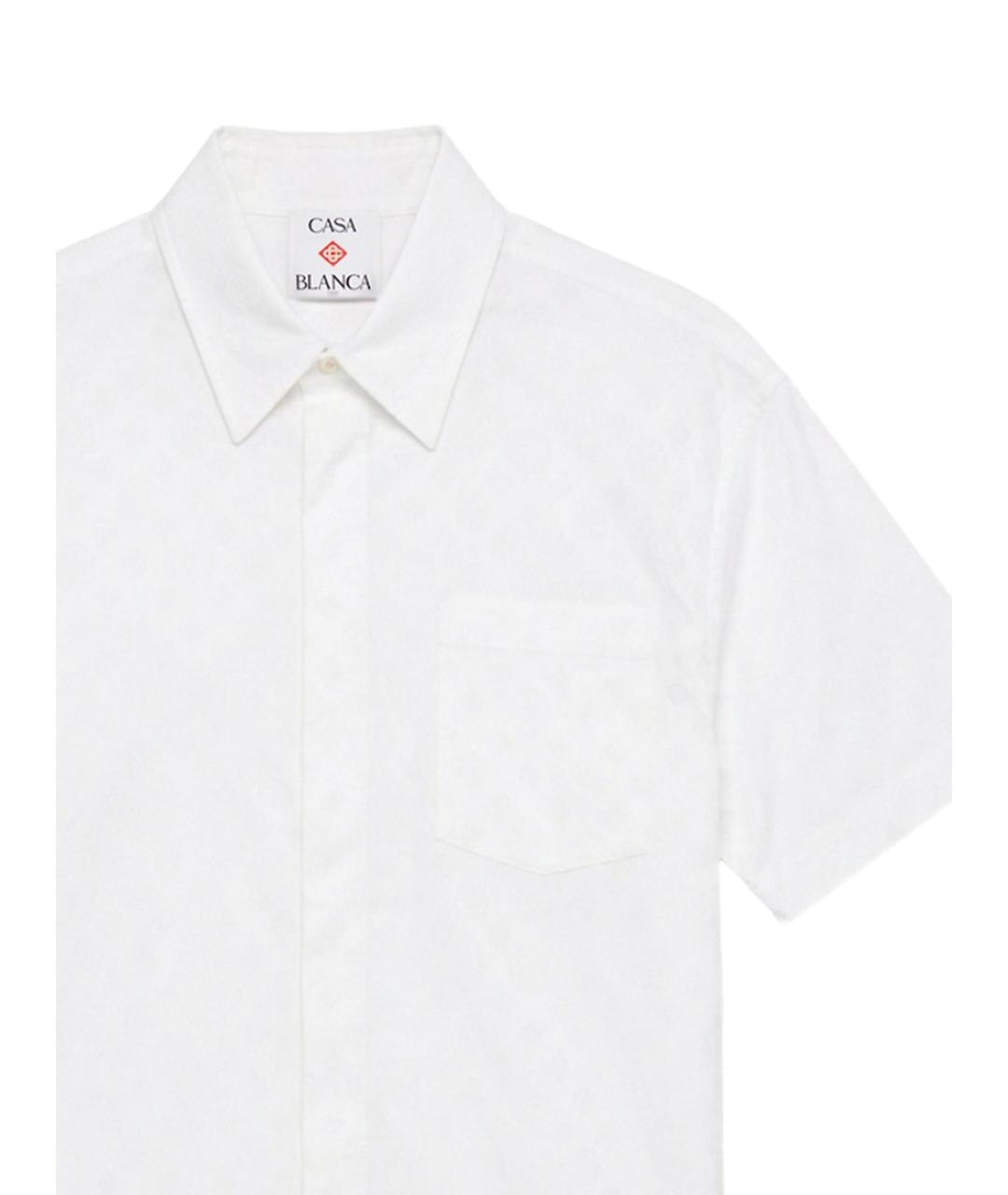 CASABLANCA Белая хлопковая кэжуал рубашка, фото 2