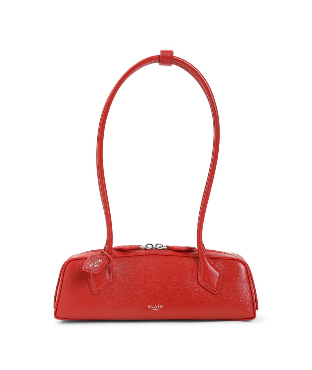 ALAIA Красная кожаная сумка через плечо, фото 1