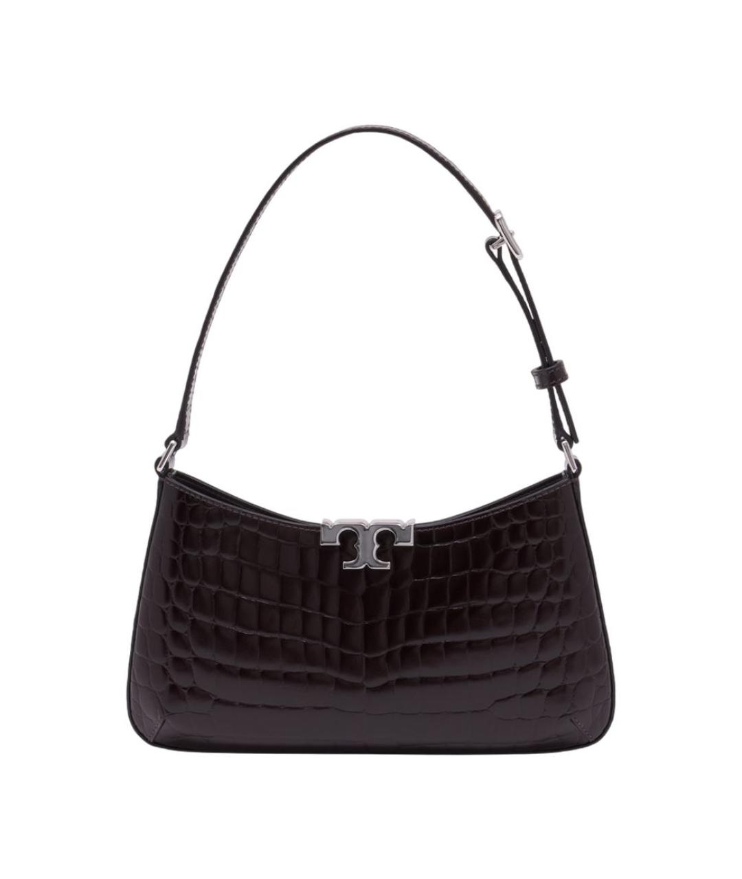 TORY BURCH Коричневая кожаная сумка через плечо, фото 1