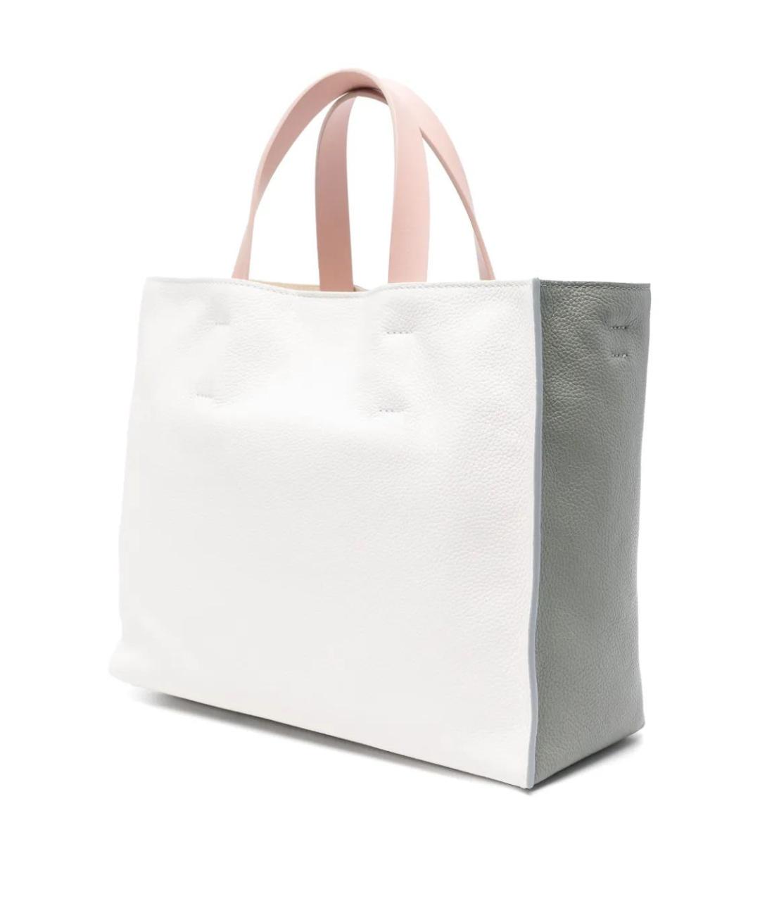 MARNI Серая кожаная сумка тоут, фото 3