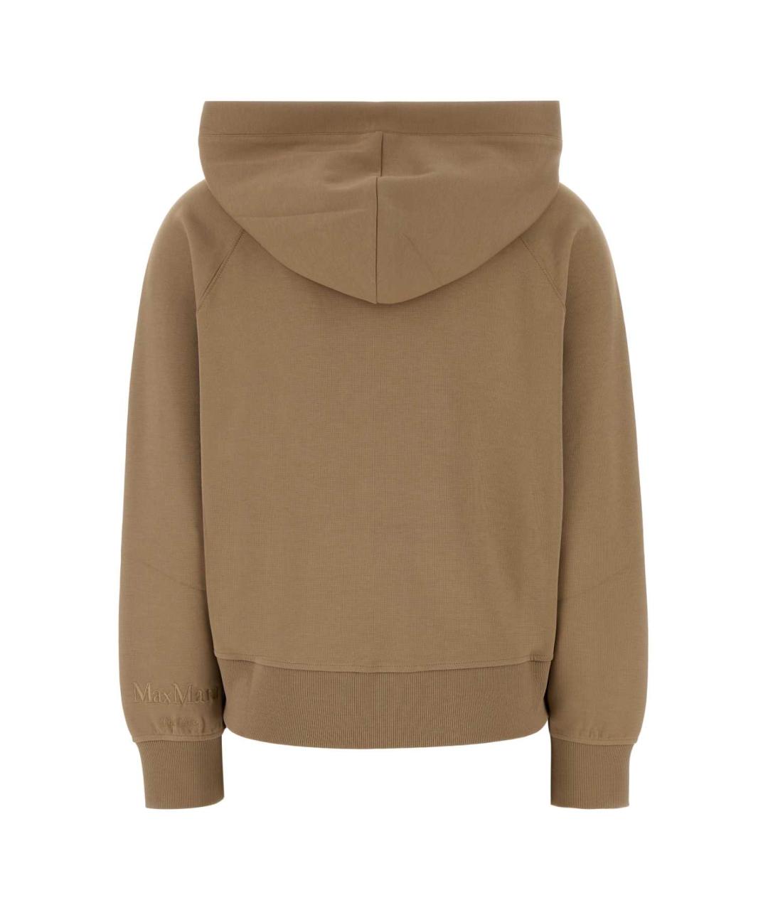 'S MAX MARA Коричневый хлопковый джемпер / свитер, фото 2