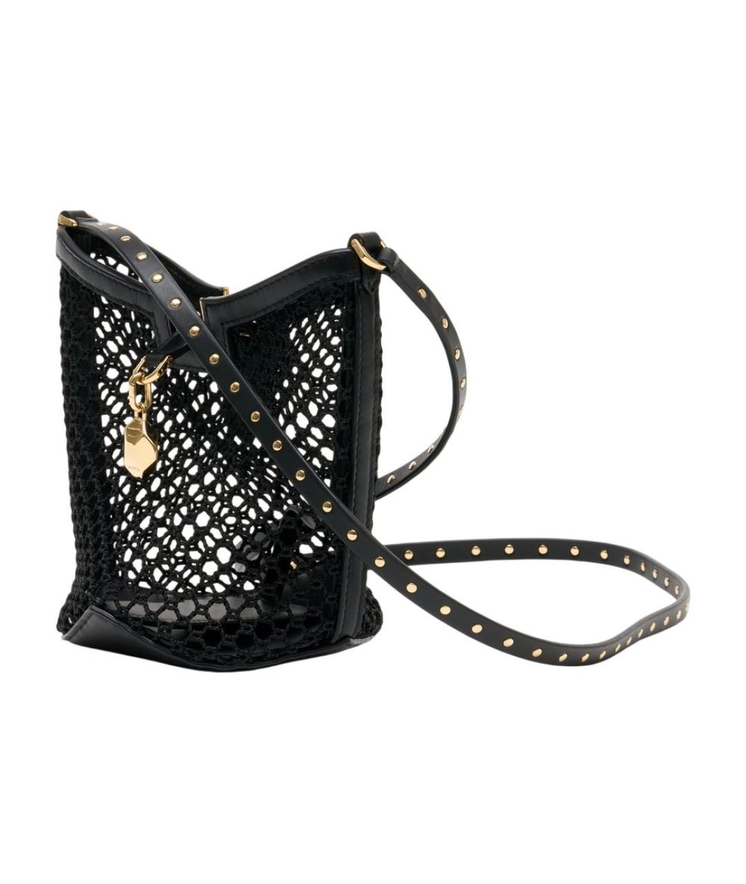 LANVIN Черная кожаная сумка через плечо, фото 2