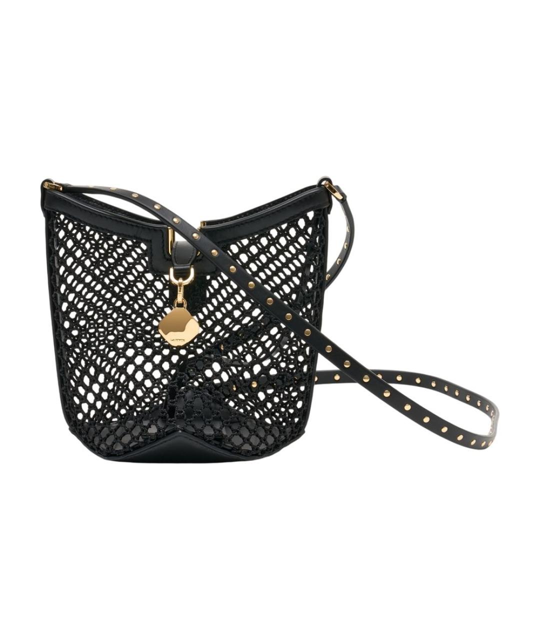 LANVIN Черная кожаная сумка через плечо, фото 1