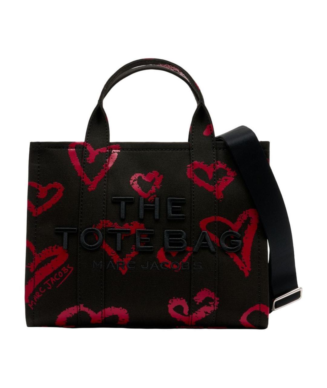 MARC JACOBS Красная хлопковая сумка тоут, фото 3