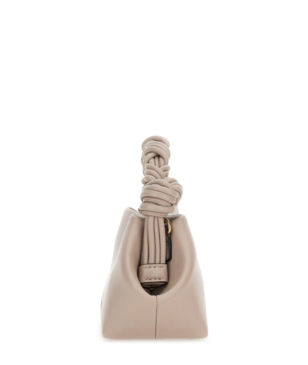 GANNI Серая кожаная сумка через плечо, фото 4