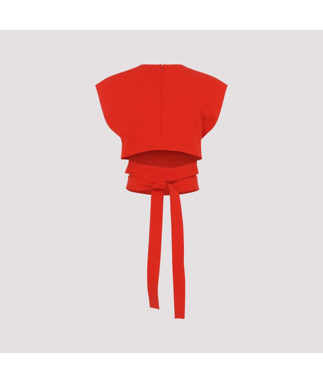 ALAIA Красная хлопковая футболка, фото 3