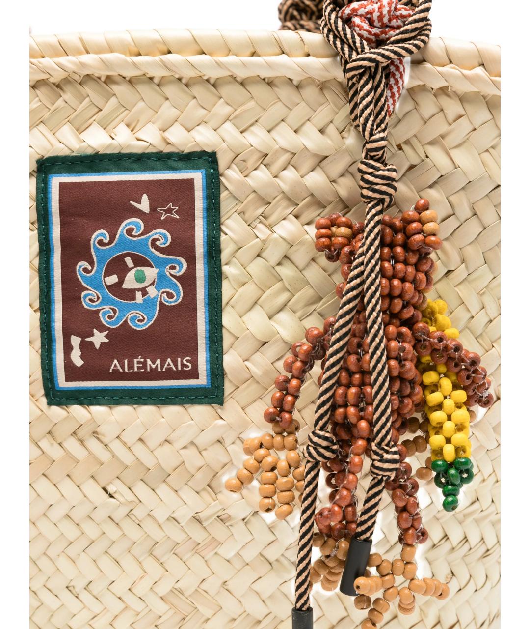 Alemais Мульти пелетеная сумка с короткими ручками, фото 3