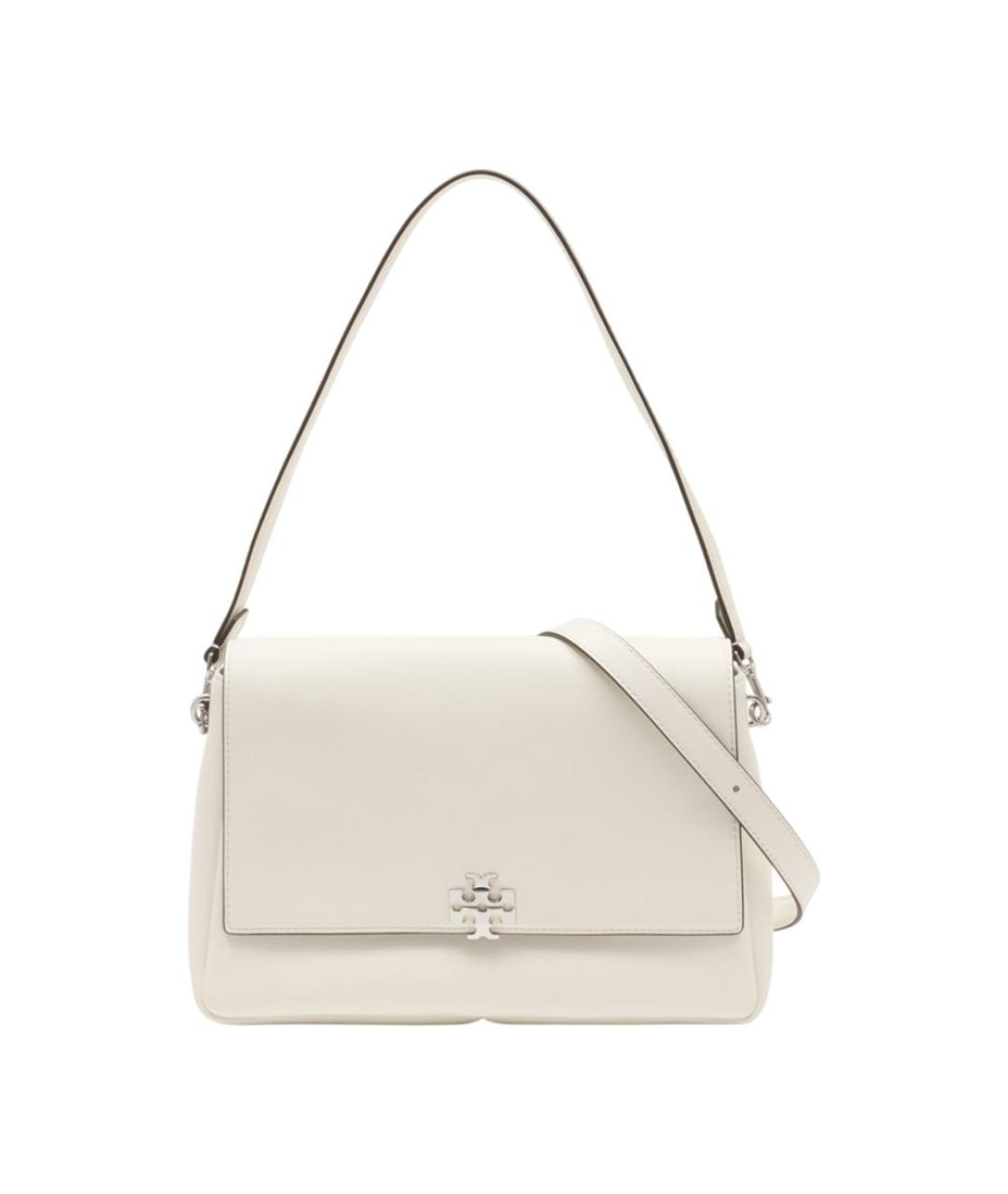 TORY BURCH Белая кожаная сумка через плечо, фото 1