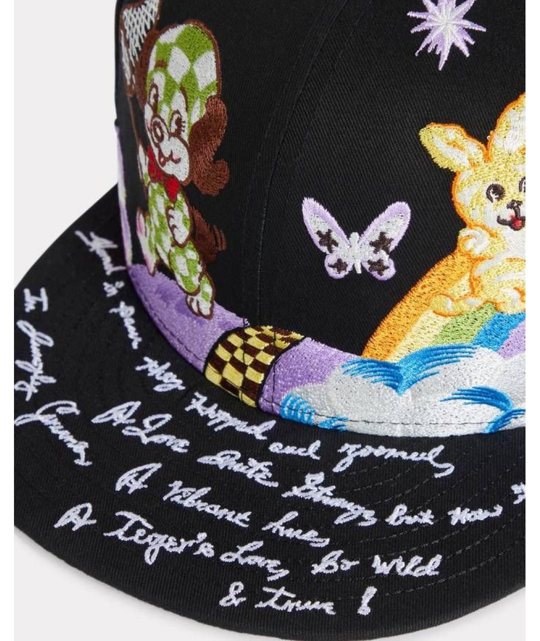 KENZO Черная кепка, фото 3