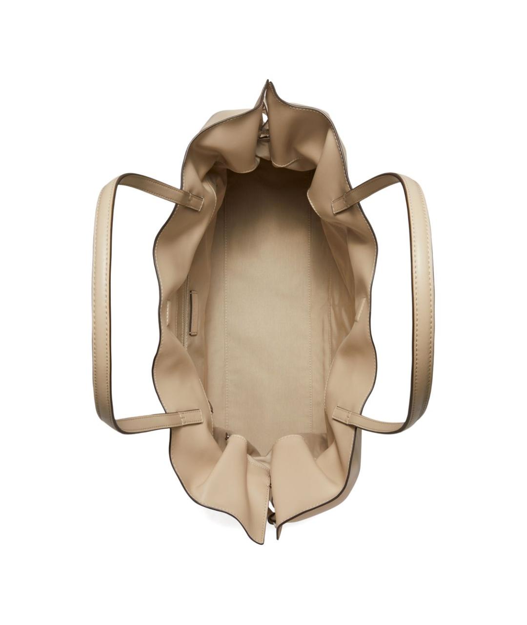 TORY BURCH Бежевая сумка тоут, фото 3