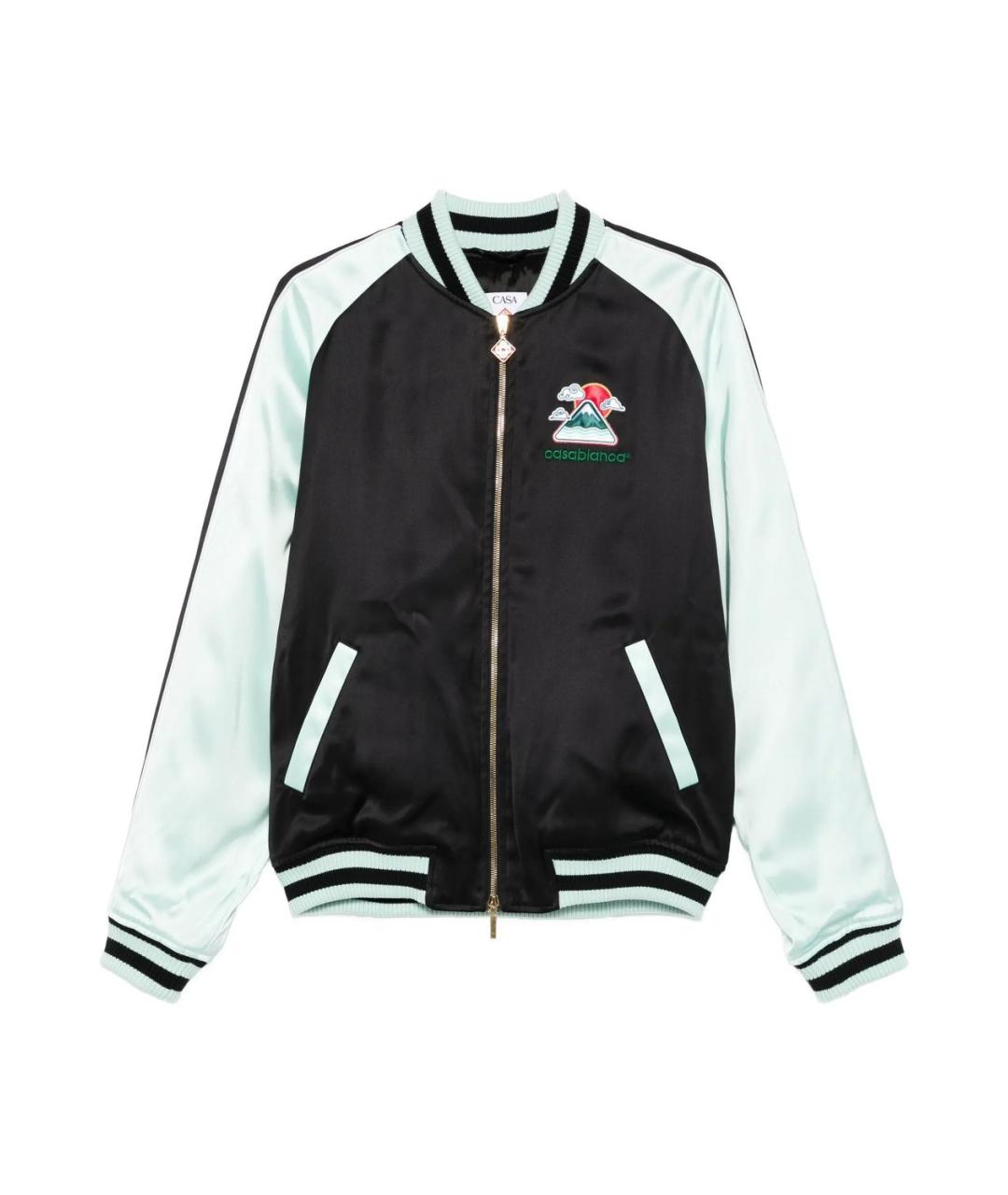 CASABLANCA Черная вискозная куртка, фото 1