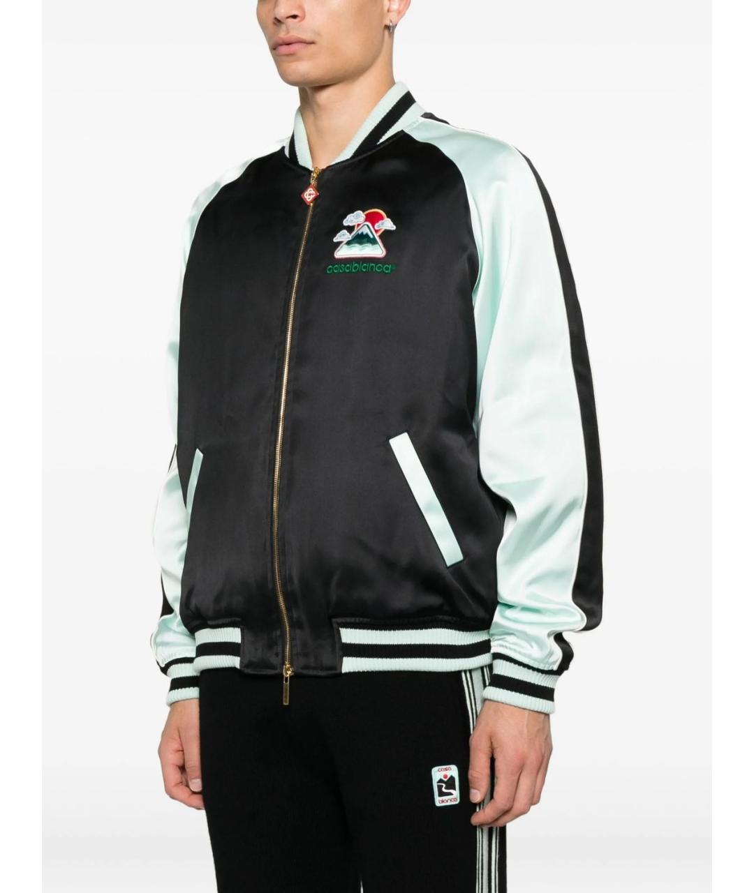 CASABLANCA Черная вискозная куртка, фото 4