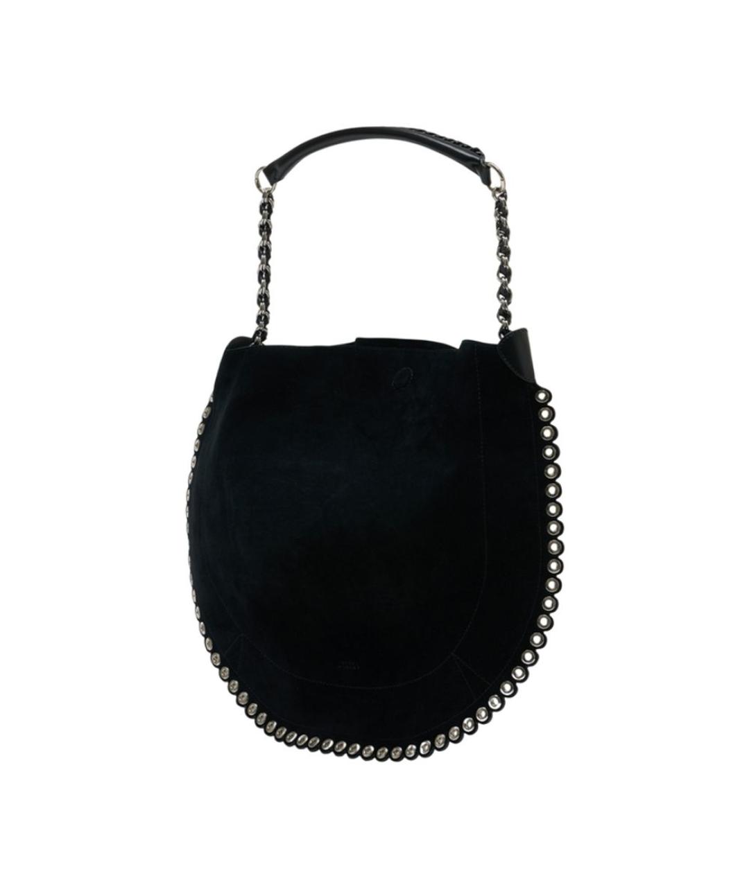 ISABEL MARANT Черная замшевая сумка через плечо, фото 2