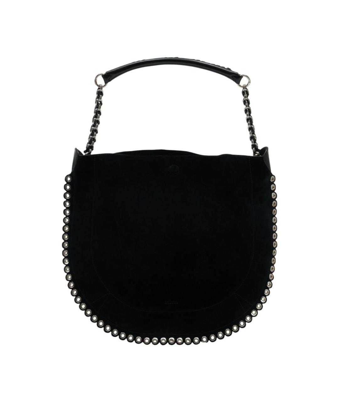 ISABEL MARANT Черная замшевая сумка через плечо, фото 1