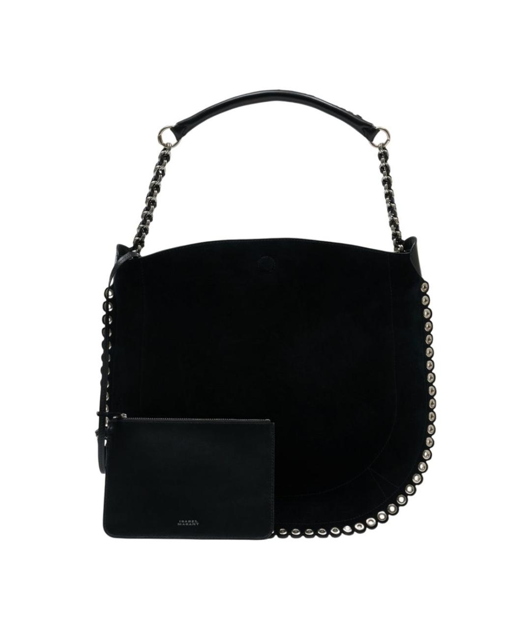 ISABEL MARANT Черная замшевая сумка через плечо, фото 3