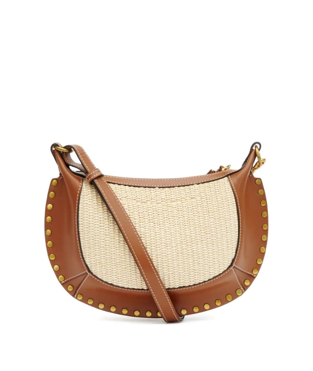 ISABEL MARANT Бежевая кожаная сумка через плечо, фото 3