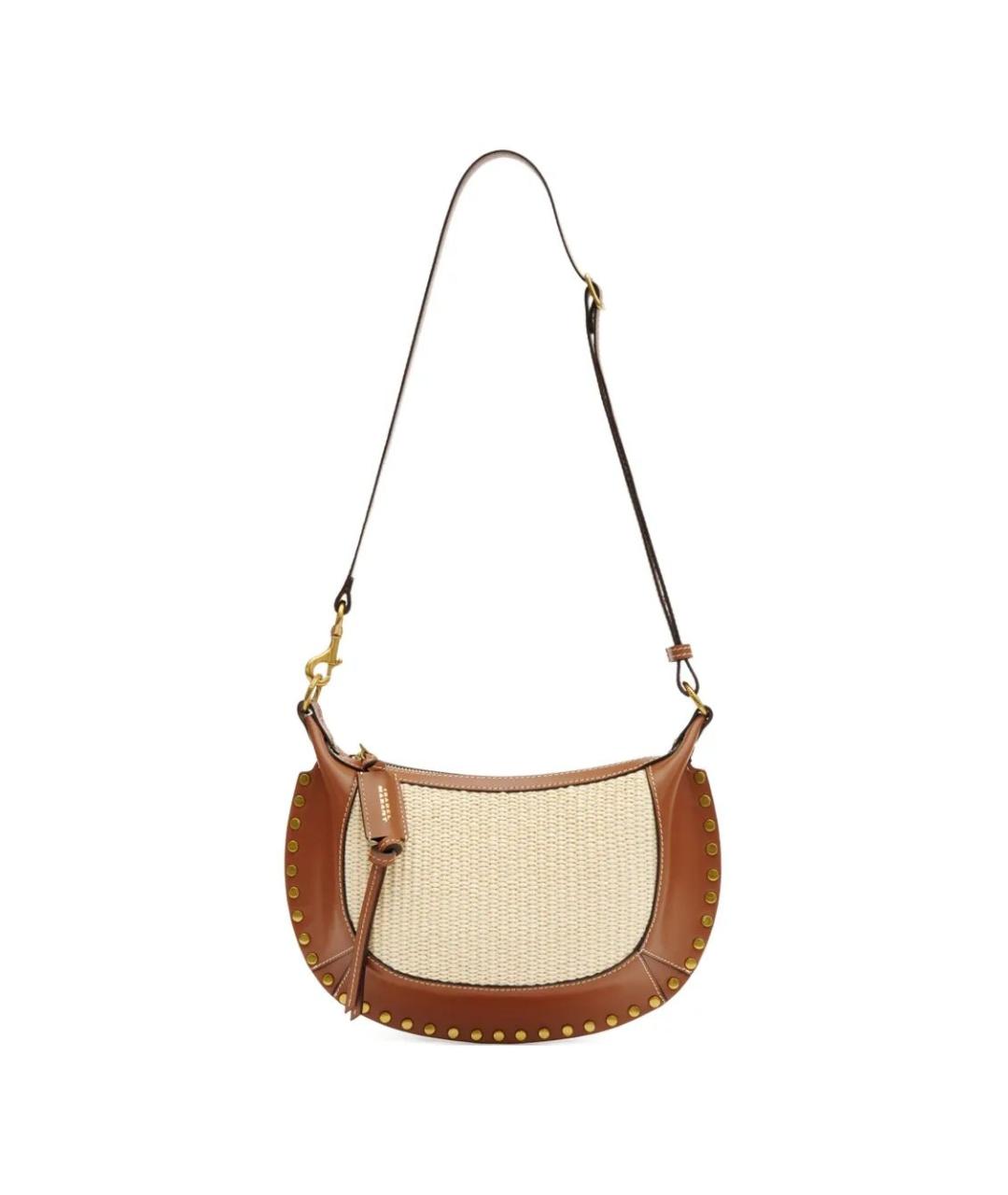 ISABEL MARANT Бежевая кожаная сумка через плечо, фото 1