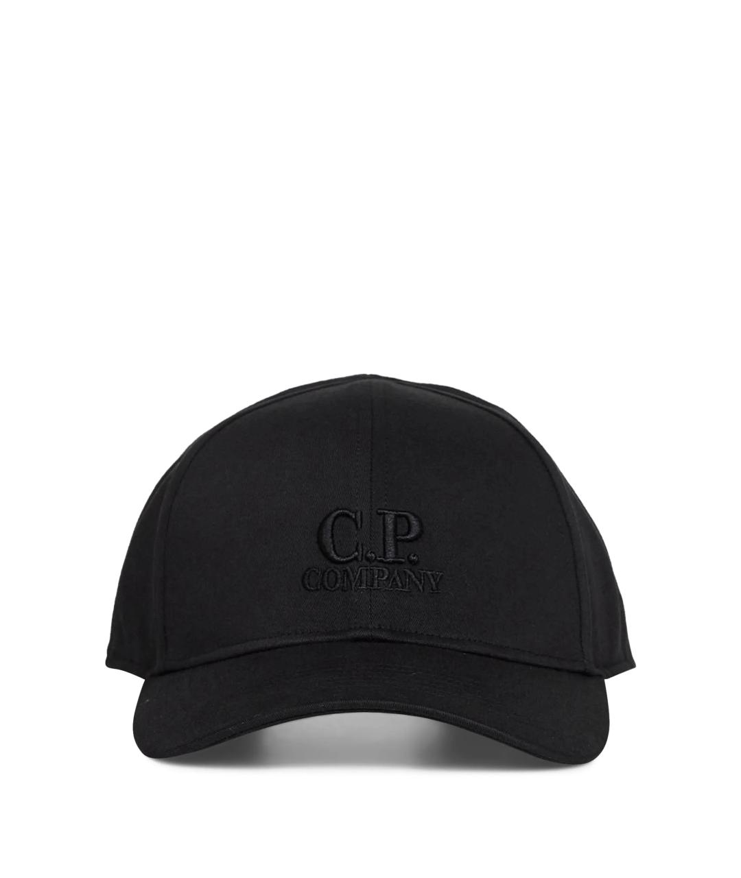 CP COMPANY Черная хлопковая кепка/бейсболка, фото 1