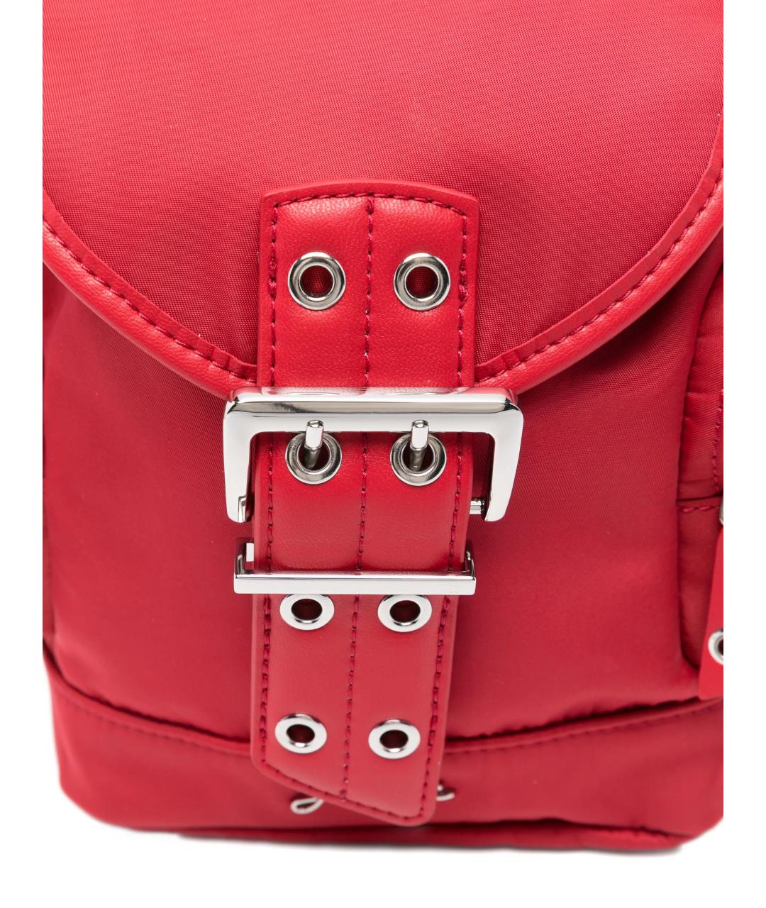 GANNI Красный синтетический рюкзак, фото 4