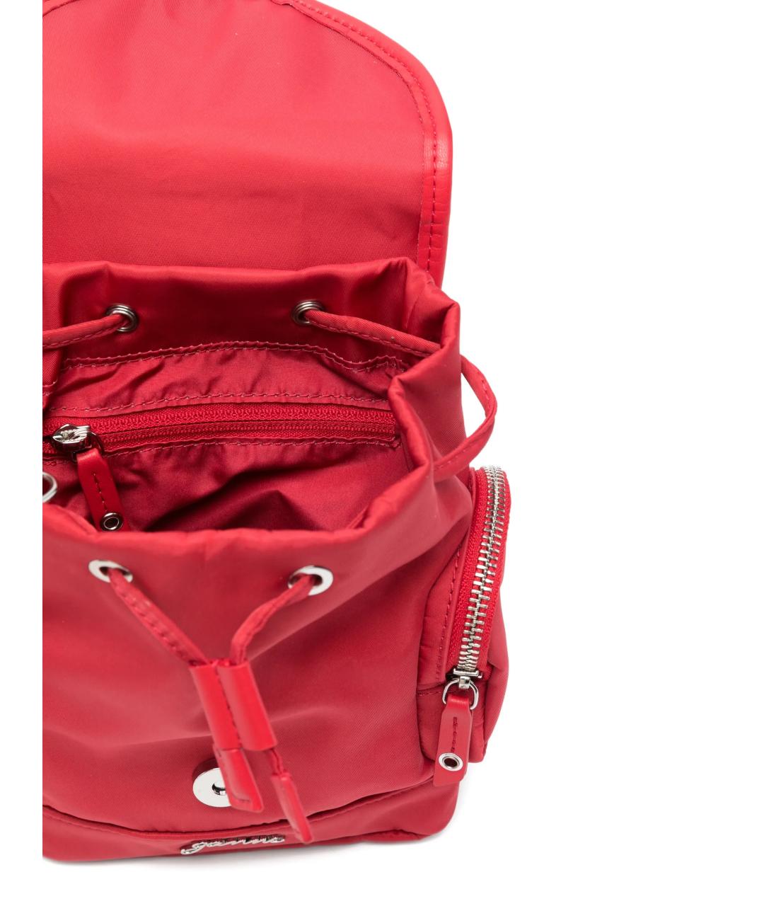 GANNI Красный синтетический рюкзак, фото 5