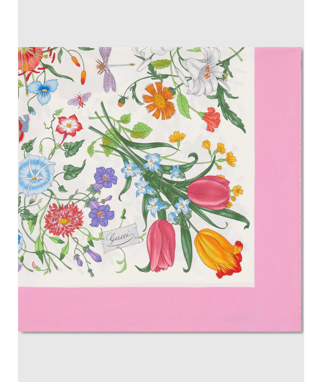 GUCCI Мульти шелковый шарф, фото 4