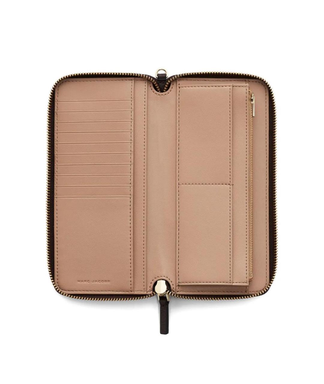 MARC JACOBS Коричневый кожаный кошелек, фото 3