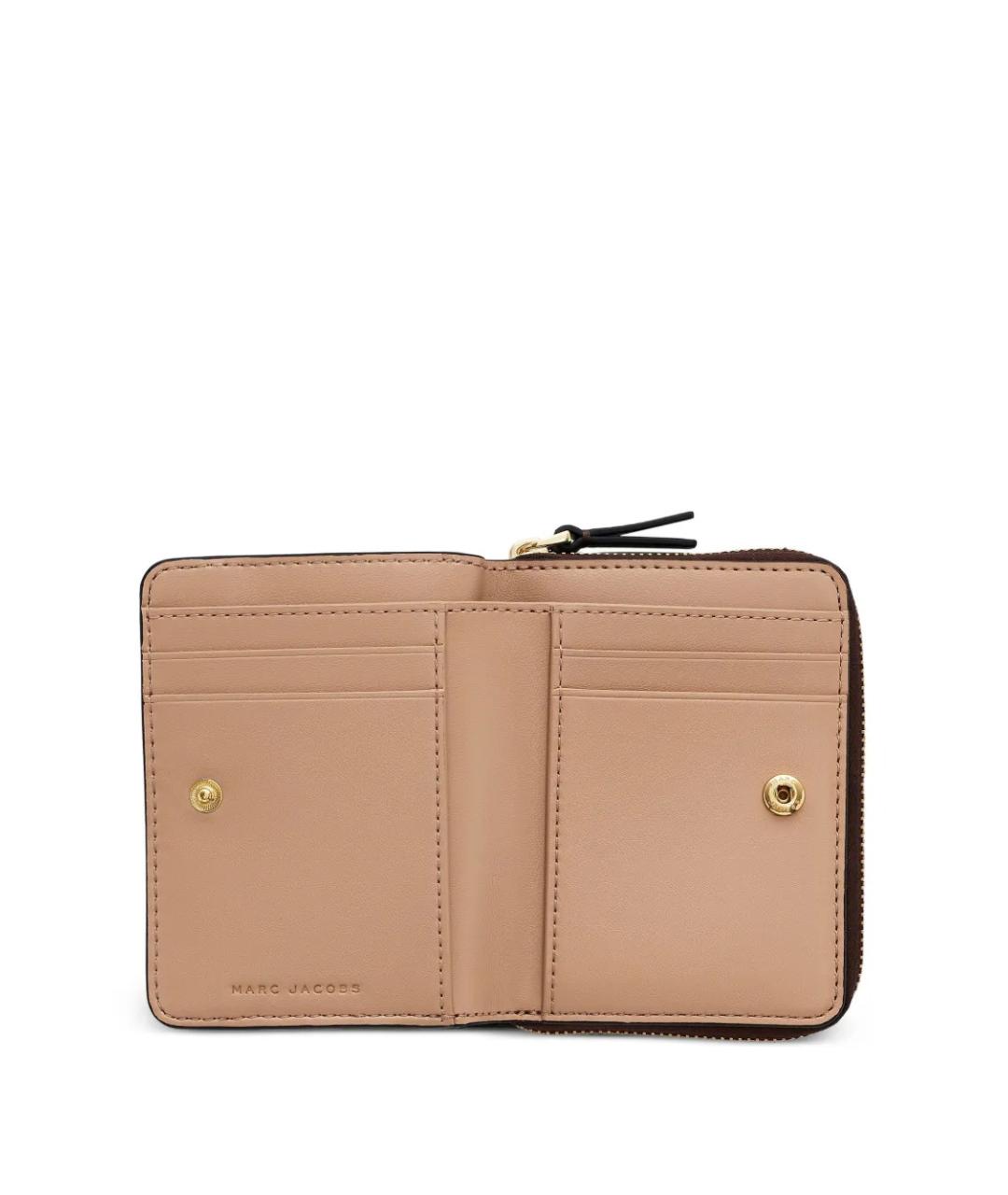 MARC JACOBS Коричневый кожаный кошелек, фото 4