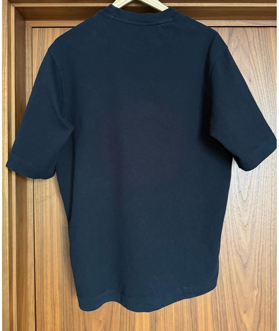 OFF-WHITE Черная хлопковая футболка, фото 2