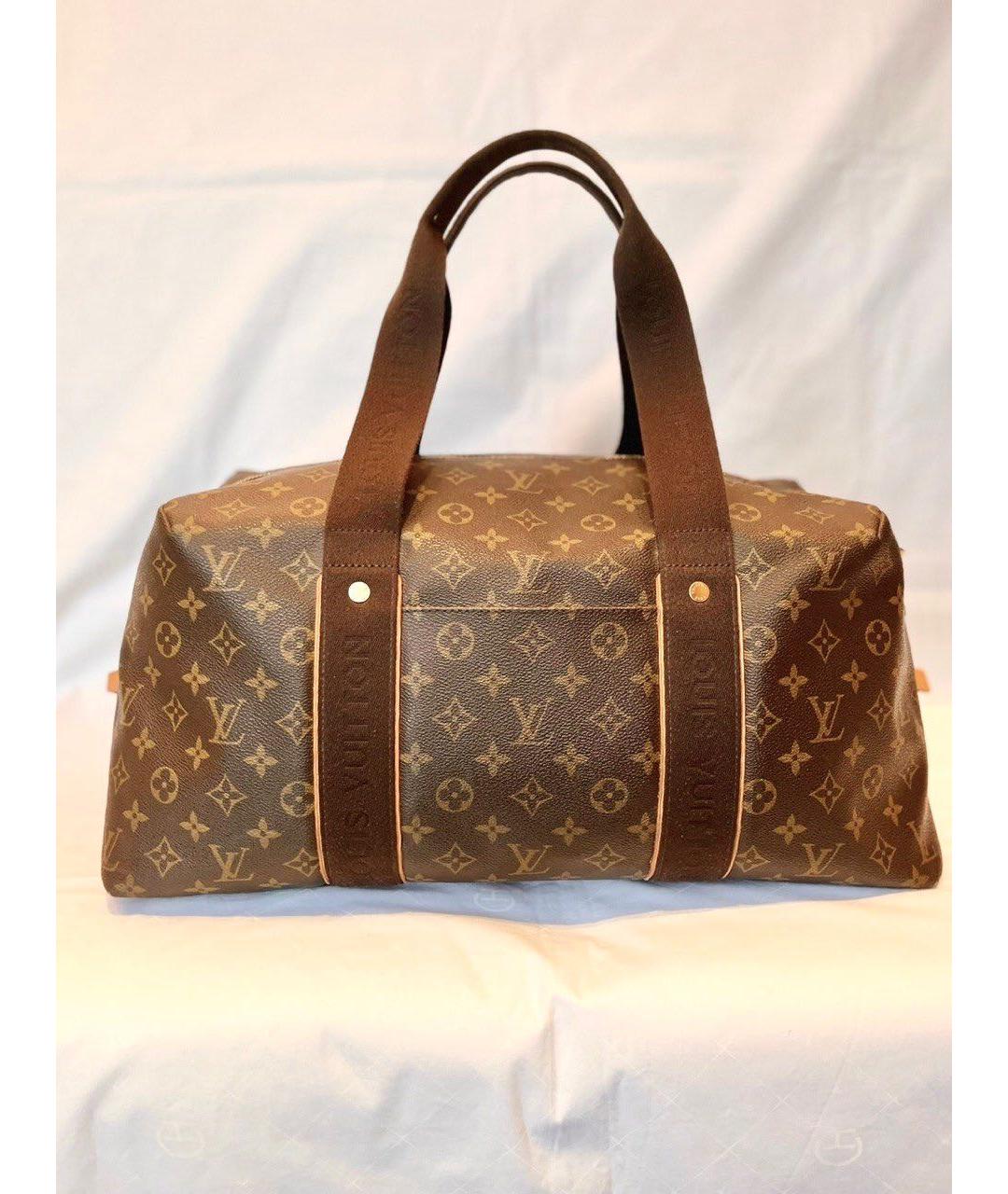 LOUIS VUITTON Коричневая дорожная/спортивная сумка, фото 6