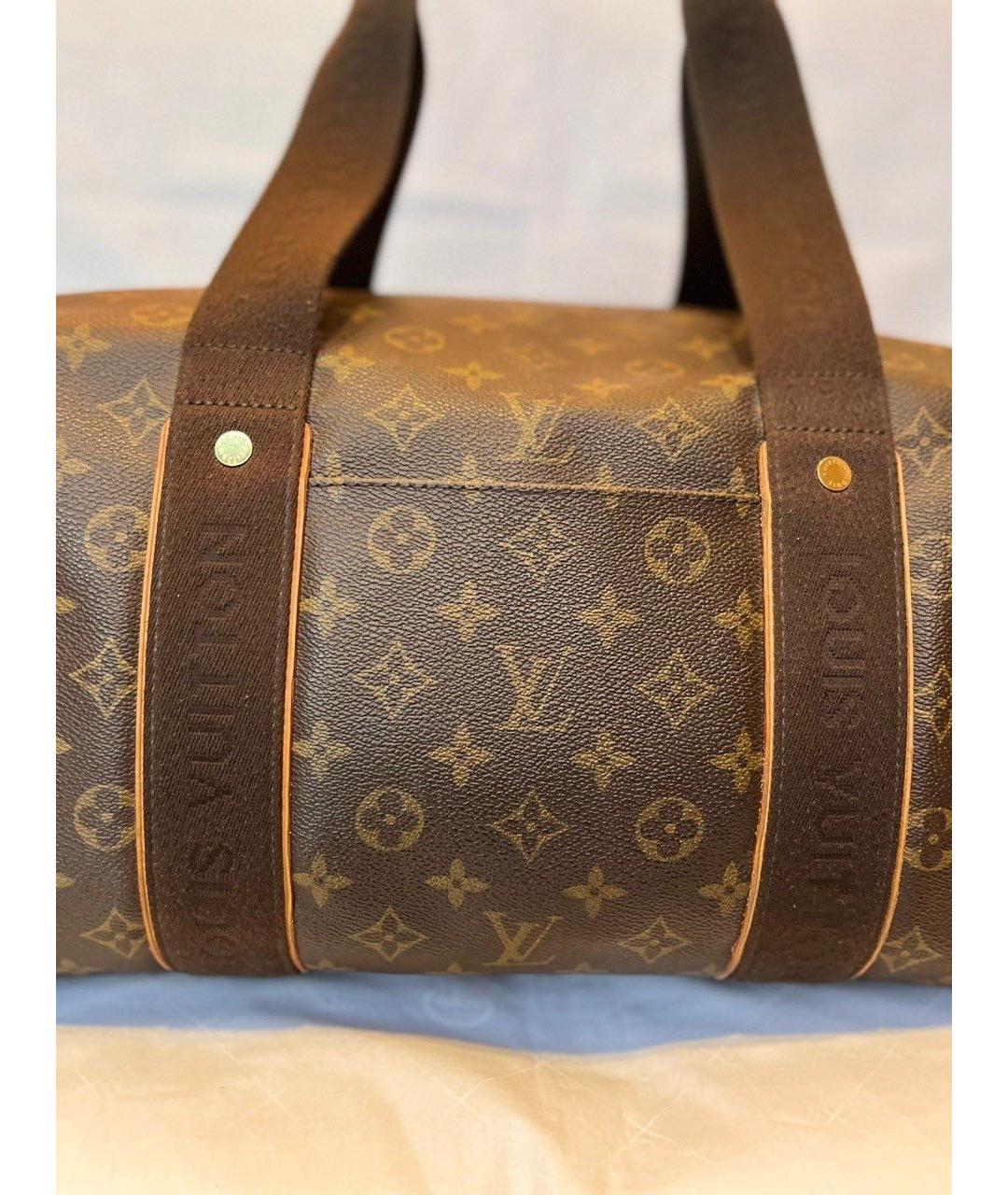 LOUIS VUITTON Коричневая дорожная/спортивная сумка, фото 3