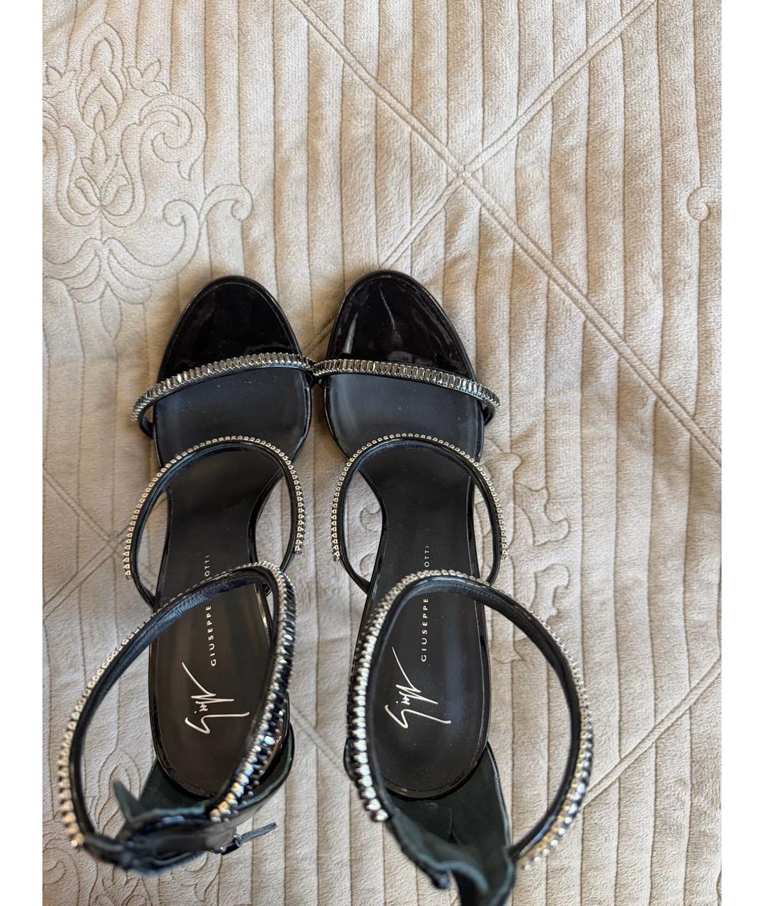 GIUSEPPE ZANOTTI DESIGN Черные туфли из лакированной кожи, фото 3