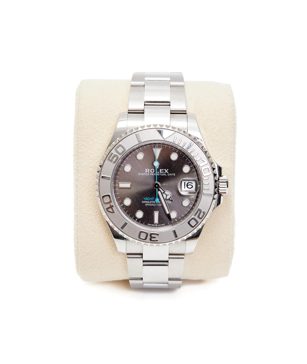 ROLEX Серебряные платиновые часы, фото 5