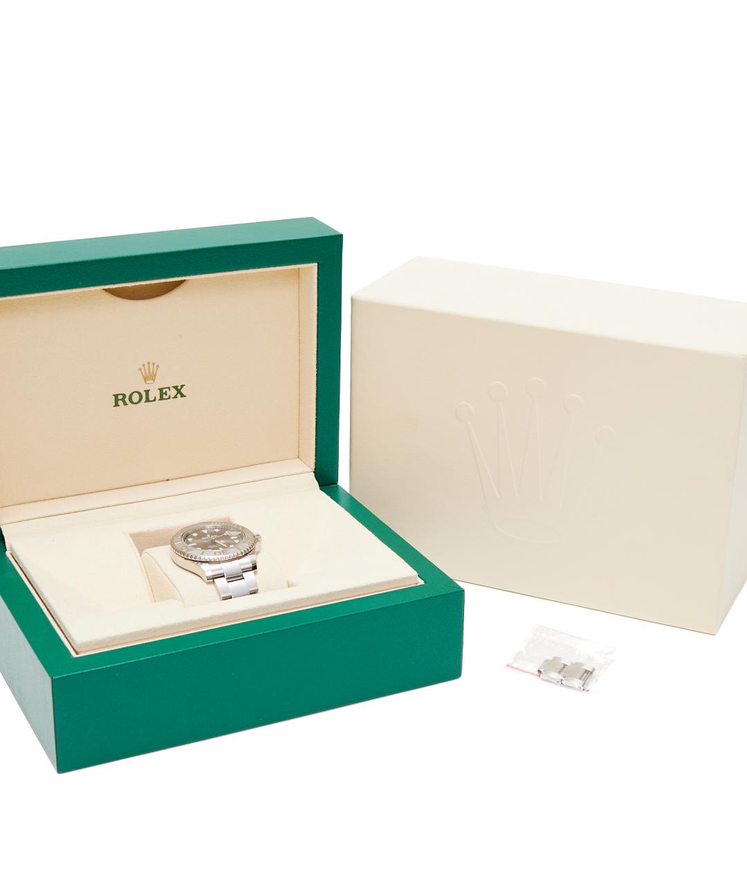 ROLEX Серебряные платиновые часы, фото 4